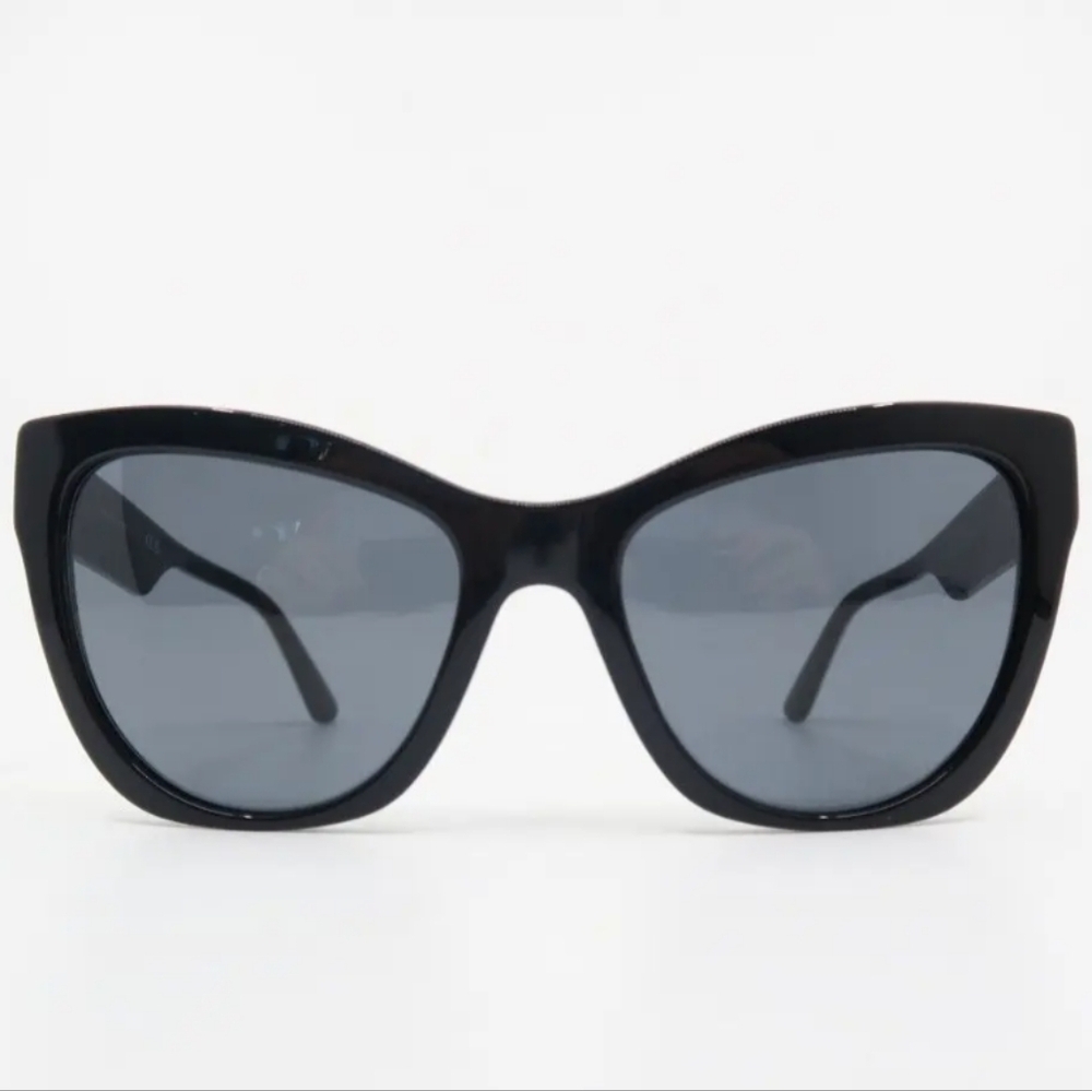 NEW VERSACE Sunglasses 4417U 5358/87 56mm Black-Dark Gray Logo Eyeglasses Unisex - Picture 5 of 16